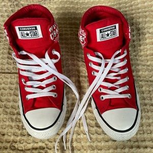 Red Mid-Top Chuck Taylor Converse